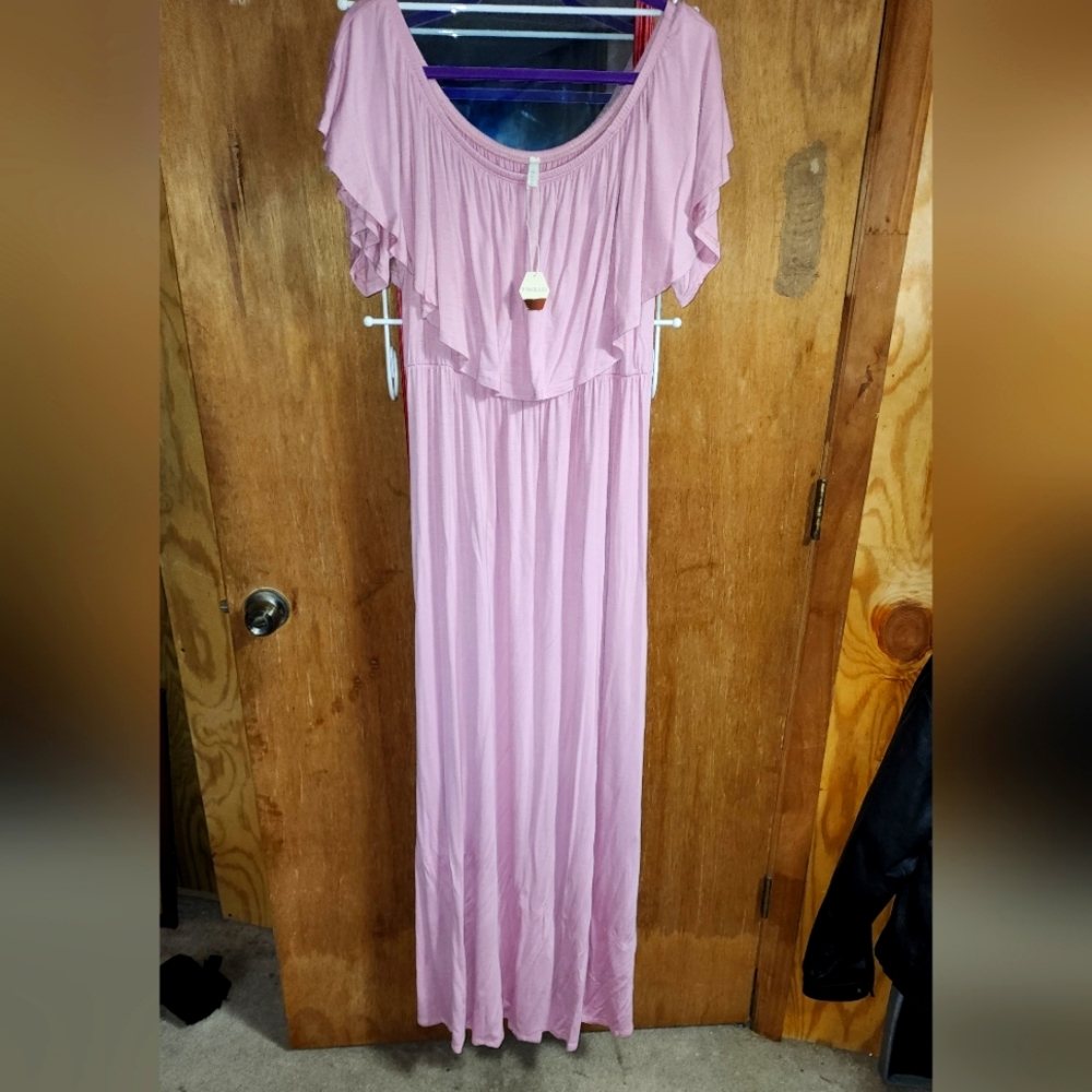 PinkBlush Plus size Maternity dress